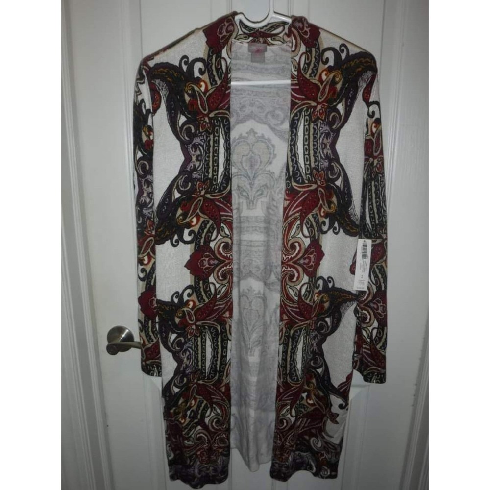 Chicos Grand Paisley Cardigan nwt